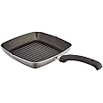Judge Everyday JDAY040 Non-Stick Griddle Pan, 24cm with Stay Cool Handle, Aluminium, Teflon, Dishwasher Safe