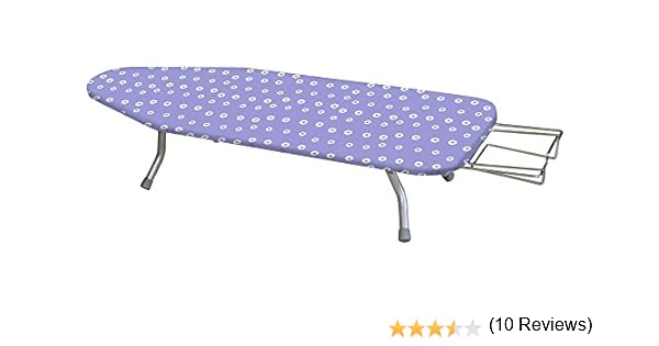 Alpha Toppy Asse Da Stiro Da Tavolo Con Piano 100x35 Cm Argento Acrilico