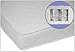 BEAUTIFUL NEW PINE WOOD WHITE SLEIGH COT BED & LUXURIOUS POCKET SPRING / SPRUNG COTBED MATTRESS 4'' - 10cm THICK