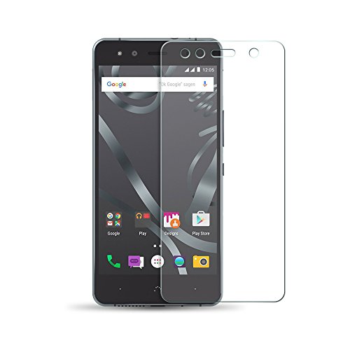 Coolreall - 2 Pack Protector de Pantalla Vidrio Cristal Templado Premium para BQ Aquaris X5  alta Definicion 0 33mm HD 