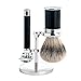 Muhle R106 Black Handle Safety Razor and Shaving Brush Set