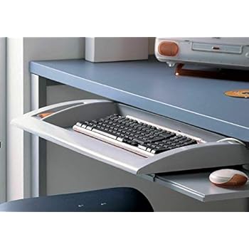 Supporto Per Tastiera In Acrilico | Alzata Regolabile | Antiscivolo | Per Scrivania