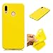 Produktbild Misstars Silikon Hülle für Huawei P20 Lite, Soft Flex TPU Case im Candy Design Ultra Dünn Schutzhülle Matt Weich Handyhülle Anti-Stoß Kratzfeste für Huawei P20 Lite, Gelb
