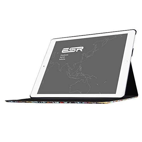 iPad 2 3 4 Hülle, ESR® Illustrator Series PU Ledertasche mit Auto aufwachen/Schlaf Funktion Schutzhülle für iPad 2/3/4 (Gekritzel) - 5