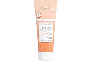 ‎EVELINE COSMETICS Eveline Cosmetics Face Therapy Professional Clean Shot Enzym-Peeling - Sanfte Exfoliation, Porenverkleinerung, Vegane Formel für alle Hauttypen