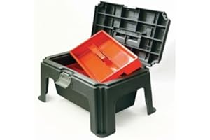 StableKit Grooming Box With Step Black/red - Black/Red, Regular