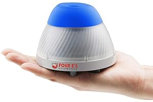 FOUR E'S SCIENTIFIC Vortex Mixer Schüttler, Farbmischer 5000UpM 50mL Touch-Modus 5,5mm Umlaufbahndurchmesser Vortex-Schüttelmixer für Laborteströhrchen