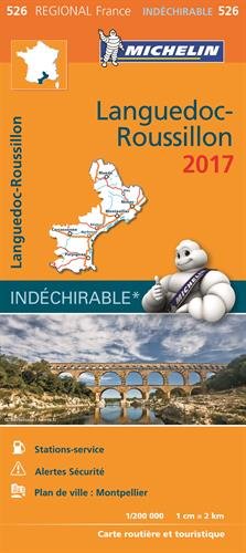 Book's Cover of Carte Languedoc-Roussillon Michelin 2017