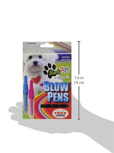 Espree-Bark-Art-Pet-Blow-Pens-Brown-Pack-of-6