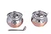 KCL Copper Bottom Ghee and oil Pot Stainless Steel Food Container - pack of 2 - 250 ML each RS.499.00