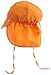 i play Solid Flap Sun Protection Hat for Unisex (0-6 Months, Newborn, Orange)