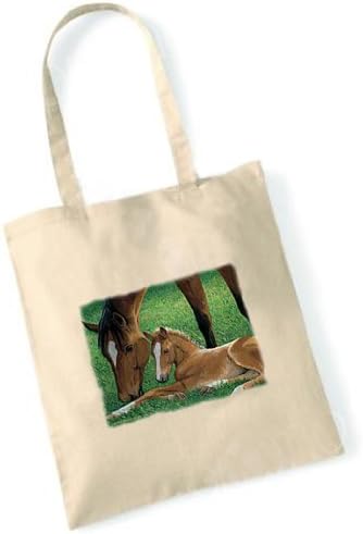 Simply Tees Spring Colt and Mare Westford Mill Shoulder Tote Natural One Size