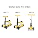 Produktbild WeSkate Kleinkinder Kinderscooter Kinderroller 3-in-1 Mini 3 Räder Verstellbare Kinder Scooter Roller Cityroller mit abnehmbarem Sitz, Leuchtrollenfür Jüngere Mädchen ab 3 Jahre bis 50kg belastbar