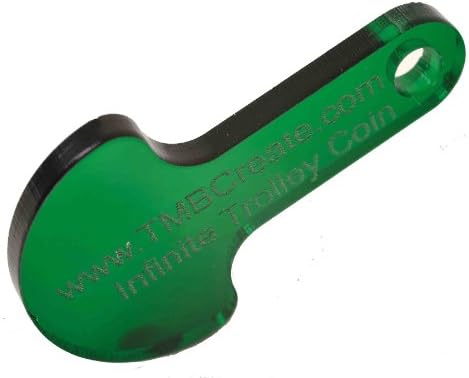 Infinite Trolley Coin / Master Key - Twin Pack Transparent Green