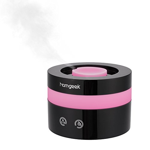 homgeek 100ml USB Aroma Diffuser Ultraschall Luftbefeuchter mit 7 LED Farbwechsel