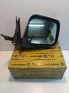 MODIFIED AUTOS Plastic Door Mirror Assy Right Side (driver Side) Adjustable Manually with Lever Type for TATA-XENON-vxi