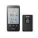 Produktbild Wetterstation, HOCOSY Funk-Wetterstation, Multifunktionsthermometer und Hyprometer mit Außensensor, Großem LCD-Bildschirm, Wecker, 100 Meter Sendeentfernung Schwarz