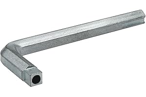 Faithfull FAISPRAD Alloy Steel, Zinc Radiator Spanner L-Shaped 10mm Square - Pack of 1
