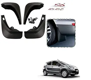 Auto Addict Car Mud Flaps O.E Type Mud Guard Set of 4 pcs for Maruti Suzuki A-Star