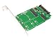 Produktbild Adapter M.2 (Typ NGFF) oder mSATA auf SATA 3 mit Anschlagwinkel Low Profile und High Profile – by Computer District