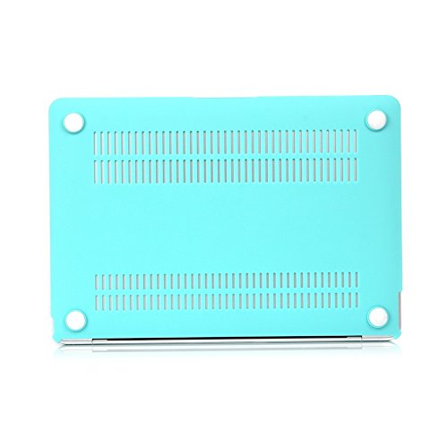 i-Buy 3in1 Kit Matte Hard Shell Case + Keyboard Cover + Screen Protector for Apple Macbook 12 inch with Retina Display (Model A1534) – Turquoise - 7