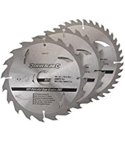 Lame Per Sega Circolare 190x30 Mm - Set 3 Pezzi, 24/48/60 Denti, Per Legno E Truciolare, Compatibili Con DeWalt E Bosch - Foto 12