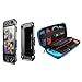 Produktbild Colorful Switch-Tragetasche und Schutzhülle kompatibel mit Nintendo Switch - Game Cartridges Hartschalen-Reisekoffer für Nintendo Switch-Konsole und Zubehör, Schwarz