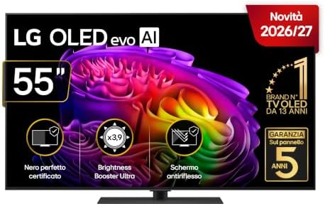 LG OLED evo AI 55 Pollici, Serie G6S 2026 Smart TV 4K - OLED55G66LS