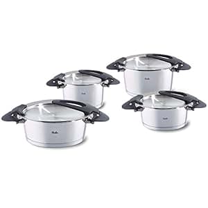 Fissler Topfset intensa/4-teilig/Edelstahl Kochtopf Set