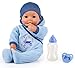 Price comparison product image Bayer Design 9468300 46 cm Hello Baby Boy with Sounds Includes Pacifier and Bottle Move her Mouth Function Doll