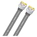 Produktbild HICON Cinema Scart-Kabel flach 0,75m gerade Stecker 75cm | HI-SCSC-0075