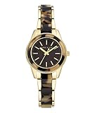 Anne Klein Damenuhr Analog Quarz mit Metallarmband AK/N3212TOGB in der Farbkombination braun/Gold