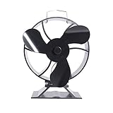 ¡AHORRA DINERO EN ELECTRICIDAD! No se requiere electricidad. Trabaja con el CALOR producido por su chimenea o estufa de leña. Cuanto más caliente está el fuego, más rápido giran las cuchillas. Por lo tanto, más aire caliente se dispersa por toda tu casa!