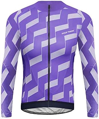 Uglyfrog Winter Mens Cycling Jersey Bike Top + Cycling Bib Tights Set Thermal Fleece ZRMX08F
