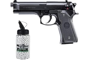 SET: Beretta M9 World Defender unter 0,5 Joule 6mm + G8DS® Softair Munition Bio BBS Premium Selection 2000 Stück 0,20 g 6mm