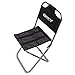 Produktbild Haixng Tragbare Camping Klappstuhl Falten zurück Hocker Schwarz Kleine Leichte Sitz Outdoor Angeln Wandern Garten Grill