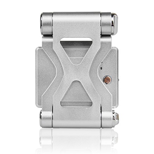 ULTRICS® Einstellbare Aluminium Handy Stand mit 10000mAh Dual USB Powerbank, 270 Grad Drehen Multi Betrachtungswinkel Handy-Standplatz, Desktop-Lade-Dock für iPhone iPad Samsung Galaxy Sony Xperia HTC LG iPod Nokia Tablet für Home Office Küche - 4