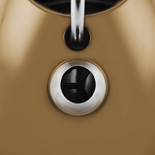 Klarstein Charlotte Cappuccino Wasserkocher Teekessel (2200 Watt, 2 Liter, Edelstahl, Kalkfilter, Cool-Touch-Griff) braun - 7