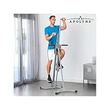 Incluye vídeo de ejercicios Apolyne - Escaladora Vertical de Fitness, Gris, Gimnasio en Casa