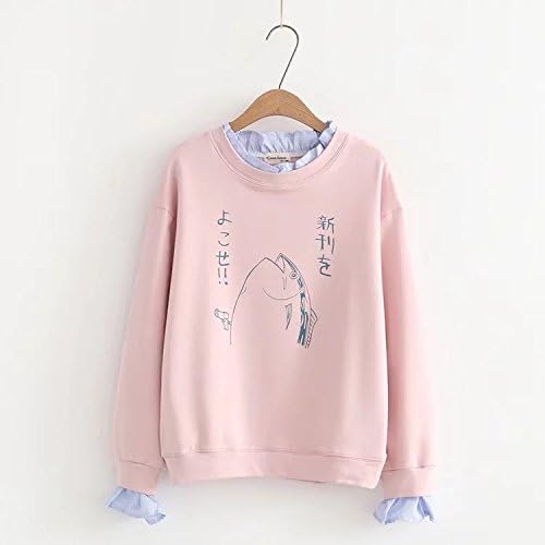 Autumn and winter sweater Japanese style cute turtleneck long sleeved sweater lady backing long sleeved sweater,Pink,F