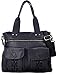 Produktbild PHIL+SOPHIE, Cntmp, Damen XL Leder Wickeltaschen, Diaper Bags, Babytaschen, Buggy-Taschen, Leder Taschen, Schwarz, 40x35x11cm (B x H x T)