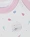 The Essential One - 3 Pack Baby Girl Balloon Bodysuits Vests- Pink - 0-3 Months - ESS136