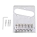 Produktbild TL Gitarre Brücke, Durable Alloy TL Stil Telecaster Gitarre Roller Bridge Ersatz mit Single Coil Pickup Loch