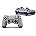Produktbild Morbuy Design PS4 Schutzfolie Skin Sticker Aufkleber Set styling für Sony Playstation 4 Controller X 1 ( Auch PS4 Slim & PS4 Pro ) (Wood Silver)