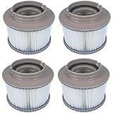 YanBan 4 Pack Replacement Filter for MSPA FD2089, Filter Cartridge Pump Fit for MSPA all Current Hot Tubs