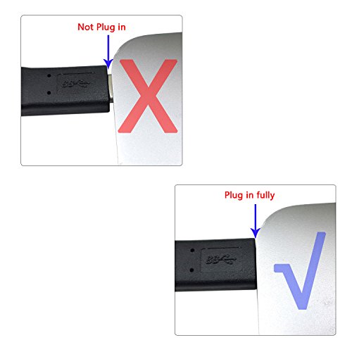 USB Type C Otg Kabel,IVSO® Type C to Type A (USB-C to USB-A) Kabel für Microsoft Lumia 950 / Lumia 950 XL,Google Pixel C/Nexus 6P,Nexus 5X,Apple MacBook Retina Notebook 2015,Oneplus 2 and Other Type-C Supported Devices,Schwarz - 4
