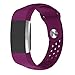Produktbild BESPORTBLE Ersatz-Band-Band-weiches Silikon-Uhrenarmband-Bügel für Fitbit Gebühr 2 Band-Herzfrequenz-intelligente Armband-Größe L (Purpurrot)