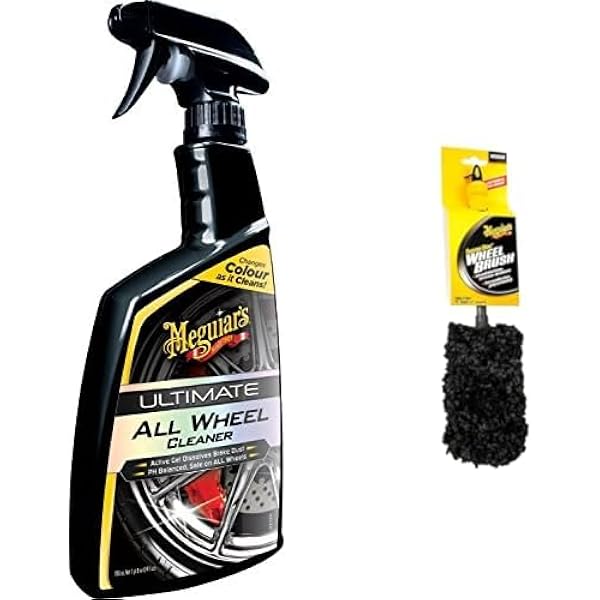Kit Meguiar's - Gel Protection Pneus 473ml + Nettoyant Jantes 709ml