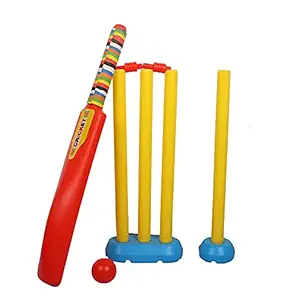 MPH ENTERPRISE Cricket kit for Kids | Plastic 20-20 Cricket kit for Kids Cricket Set of 3-6 Year Boys Bat & Ball Set Playing Outdoor and Indoor Sports Game Toy (20-20 Cricket kit)