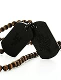 WOOD FELLAS Unisex Holz-Halskette Praying DT black One - 3